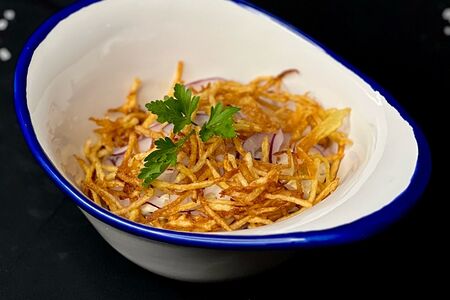 Салат с куриной печенью