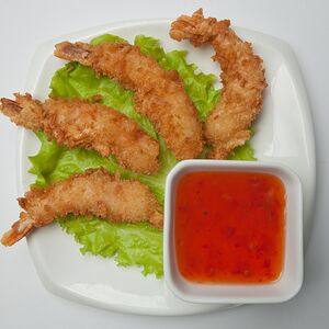 Креветки в кляре