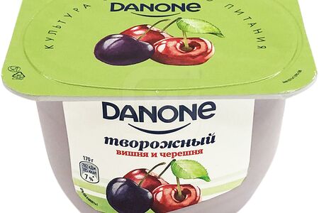 Danone Продукт твор вишня/черешня 3,6% пл/ст