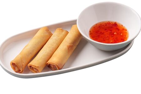 Спринг-роллы с тофу и грибами