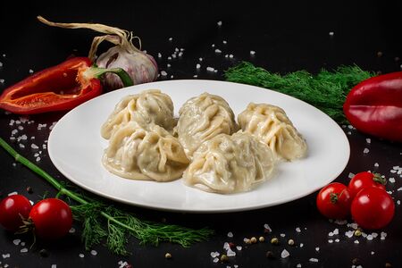 Манты с говядиной