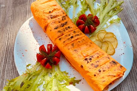 Шаурма из говядины в сырном лаваше