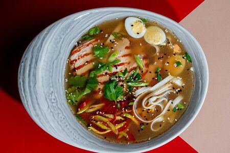 Рамен с курицей