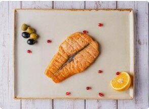 Семга на мангале