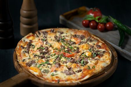 Пицца Говядина с грибами