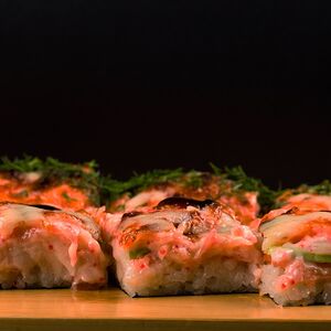 Суси-пицца с курочкой