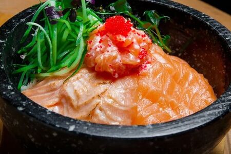 Тольсот пибимпаб с лососем