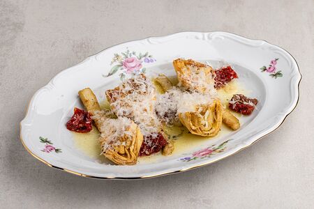 Жареные артишоки с пармезаном