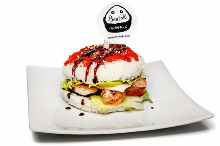 Суши бургер креветка