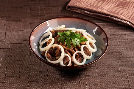 Жаркое из баранины и лепёшка