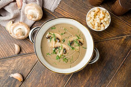 Крем-суп из шампиньонов