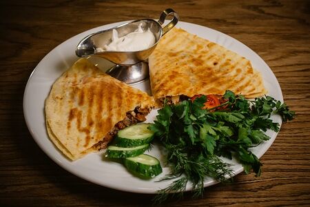 Кесадилья из курицы