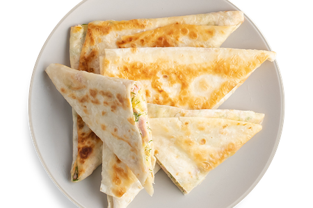 Конвертики из лаваша с ветчиной и сыром