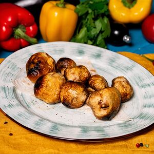 Шампиньоны на гриле