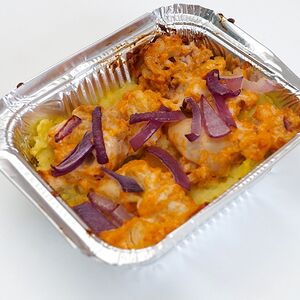 Картофель по французски с курицей 