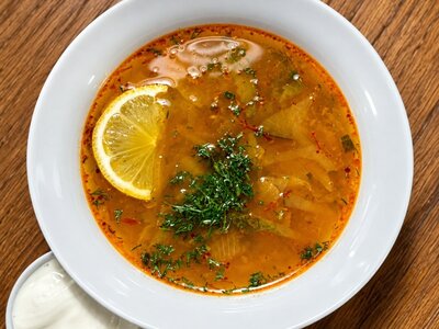 Солянка со сметаной