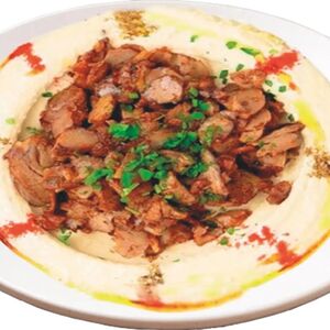 Хумус с мясом