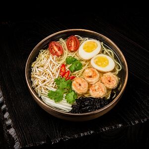 Суп Рамен с креветками