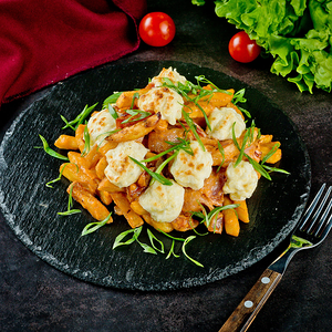 Запеченный картофель с беконом