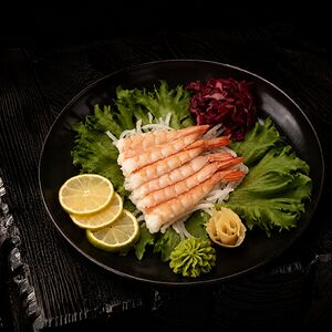 Сашими с креветкой