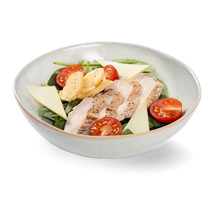 Салат Цезарь с курицей