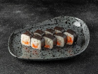 Маки креветка с тобико