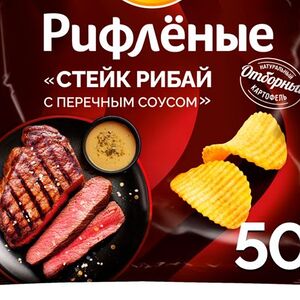 Lay's Картофельные чипсы Лейз Стейк Рибай