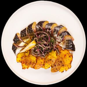 Скумбрия с картофелем мини