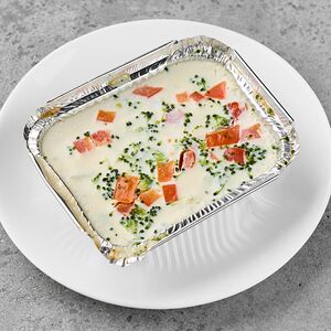 Омлет белковый с куриным филе