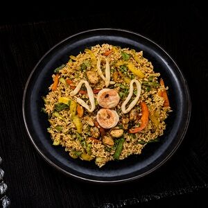 Рис с морепродуктамим