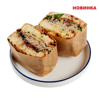 Сэндвич с говяжьей щекой