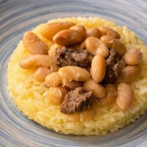 Плов с фасолью и мясом
