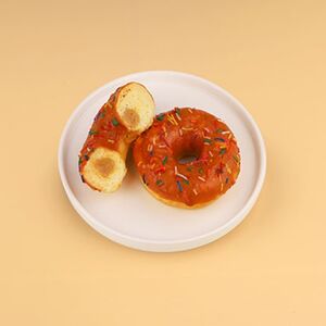 Донат( пончик) с начинкой Соленая карамель 