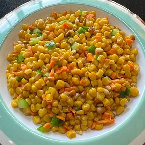 Кукуруза с кедровыми орешками