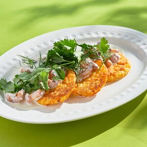 Драники с лисичками
