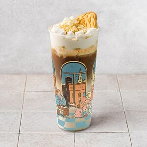 Карамельный айс-латте