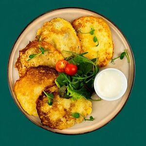 Драники со сметаной