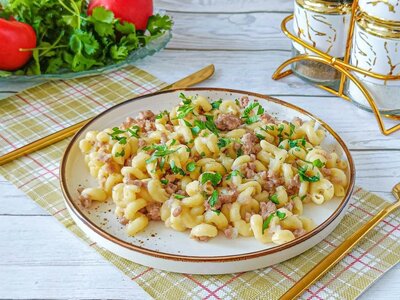 Макароны по-флотски