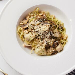 Паста тальолини с курицей
