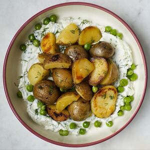 Бейби картошка с горошком 
