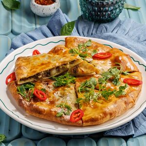 Пирог с картофелем и бараниной