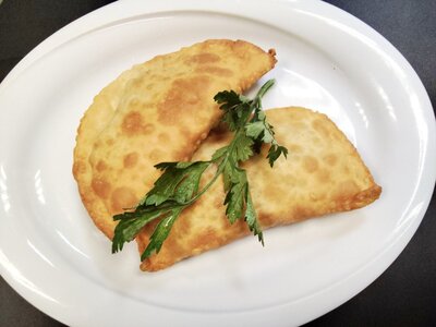 Чебуреки с сыром и грибами