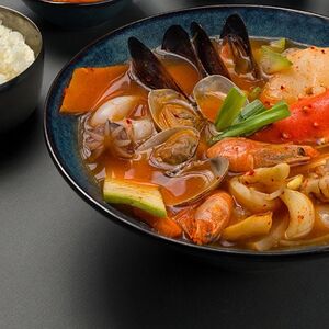 Суп Хемультан с палтусом и морепродуктами