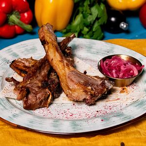 Шашлык из бараньей корейки