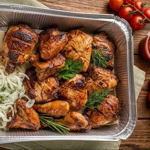 Шашлык из целой курицы