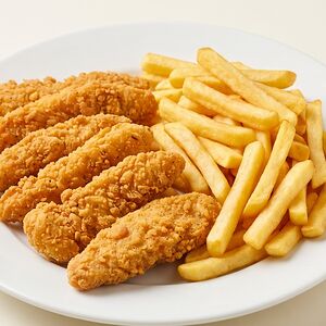 Комбо с куриными стрипсами и картофелем фри
