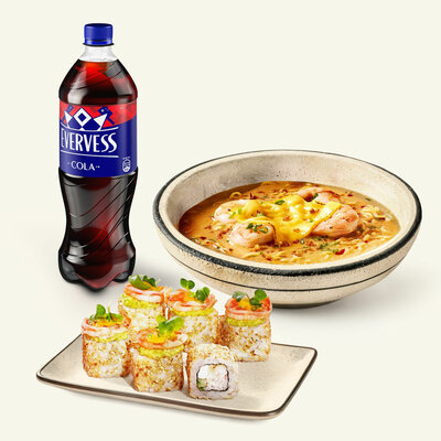 Комбо с раменом и роллом