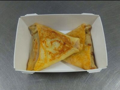 Блинчики с яблоками и корицей