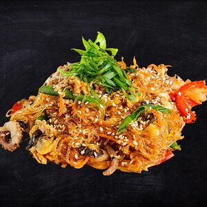 Фунчоза с морепродуктами