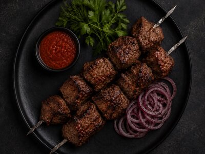 Шашлык из говяжьей мякоти